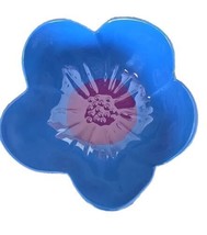 Four (4) ~ Room Essentials™ ~ Melamine ~ BLUE FLOWER ~ 14 Oz. ~ Figural Bowls - £25.88 GBP