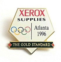 Xerox Supplies Atlanta 1996 Olympic Games The Gold Standard Lapel Pin Advertise - $11.99