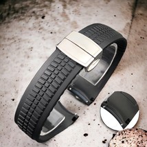 21mm Silicone Rubber Watch Band Strap Fit Patek Philippe Aquanaut - £18.65 GBP+