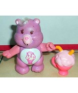 kenner CARE BEARS SHARE BEAR Poseable with shake Vintage 80&#39;s - £56.15 GBP