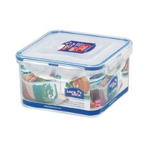 Lock&amp;Lock 40-Fluid Ounce Square Food Container, Short, 5-Cup - £15.81 GBP