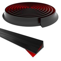 Collapsible Shower Water Guard 31in Black Silicone Waterproof Splash Guard - $64.35 MXN Collapsible Shower Water Guard 31in Black Silicone Waterproof Splash Guard - $64.35 MXN