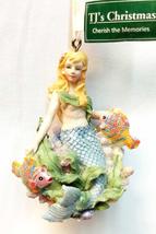TJ&#39;s Christmas Mermaid Ornament 3 inches (Fish) - £13.94 GBP
