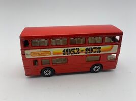 1972 Matchbox The Londoner "Red" Double Decker Bus #17 England (Superfas... - $7.20