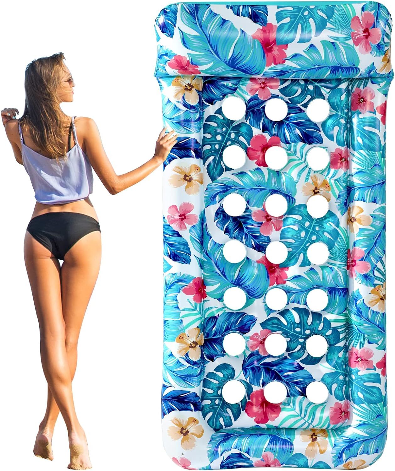 Inflatable Swimming Pool Floats Raft - Oversized For Adults,, Summer Party - $41.99