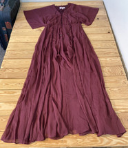 Laurie felt NWOT Women’s Boho Chic Maxi dress size 2 Burgundy AE - £15.74 GBP