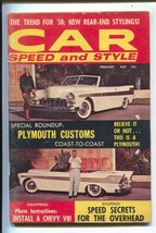 Car Speed and Style #3 2/1958-custom cars-hot rods-how to do it info-pix-VG - £42.06 GBP