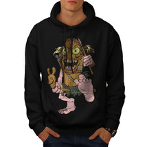 Animated Hunter Sweatshirt Hoody Funny Men Hoodie - £16.81 GBP