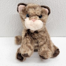 Russ Berrie Whiskers Kitty Cat Plush 5&quot; Brown Stripe Tabby Kitten 2480 B... - $14.75