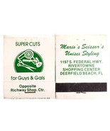 Super Cuts Mario&#39;s Scissor&#39;s Vintage Matchbooks Matches Unstruck Lot Of ... - $19.99