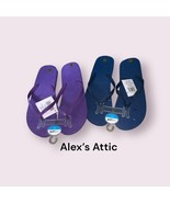 Flip Flops Lightweight Thong Summer Sandals Beach Shoes 2 pair size M - $13.52 CAD