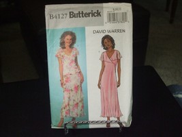 Butterick David Warren B4127 Lined Top, Dress &amp; Skirt Pattern - Size 8/1... - $7.54