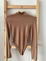 Katherine Karambelas Turtleneck Bodysuit Nude ( XS ) - $19.77