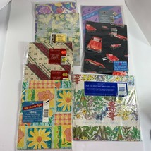 Vtg Wrapping Paper Mixed Lot Forget Me Not American Greetings Cars Ephemera - £11.67 GBP