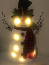Faux Fur Led Snowman - SALE image 5
