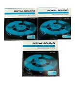 Royal Sound Magnetic Tape 7” 1800&#39; Recording Reel Tape Audio Lot of 3 NEW - $40.93 CAD
