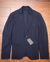 Armani Exchange A|X $210 Men&#39;s Navy Heavy Stretch Fabric Sport Coat Blaz... - $76.98