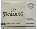 SPALDING Pure Spin White Golf Balls (Lot Of 3-12 Packs)  - $36.59