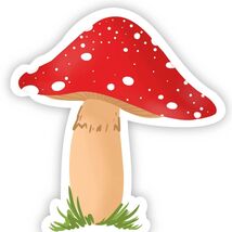 Red Mushroom Sticker - $3.96