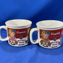 1993/1997 Campbell&#39;s Kids Soup Mugs - Set Of 2  - Westwood  - £12.49 GBP