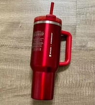 Starbucks X Stanley Red Tumbler 40oz Christmas Holiday 2023 Limited Edit... - £39.23 GBP