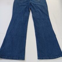 Smith's High Rise Bootcut Women's Size 16 Blue Denim Jeans Measured (34x30) image 8