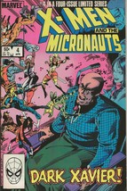X Men and Micronauts #4 ORIGINAL Vintage 1983 Marvel Comics - £7.90 GBP