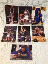 7 Topps Stadium Club Basketball Trading Cards 92-93 NUGGETS Anthony Cook &amp; More - £4.53 GBP