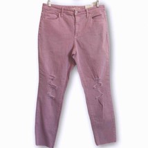 Universal thread high-rise skinny distressed jeans Women’s Size 0 25 Pink Mauve - $19.79