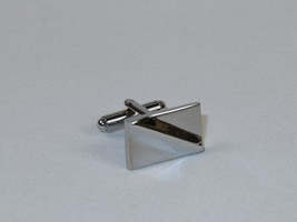 Men J.Valintin Cufflinks by Vitorofolo for French Cuff Shirt V29-41 Silver image 4