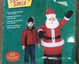 4 Feet Tall Santa Blow Up Joyful Holiday Light Up - $37.36