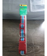 Ruffin&#39; It Large Adjustable Quadlock Buckle Dog Collar Red and Blue Stri... - $18.69