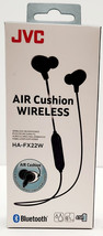 JVC Air Cushion Wireless Headphones Sweat+ Splash Proof IPX2, Remote + Mic., New - £11.86 GBP