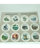 Pogs Sights of O&#39;ahu Historic Honolulu Custom Caps Sealed On Card NEW - £15.50 GBP