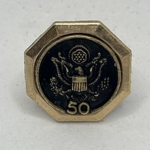 US 50 Years United States Government Service Employee Gold Filled Lapel ... - $39.95