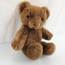 Eden Stuffed Plush Brown Teddy Bear Musical Wind Up FAO Schwarz Exclusive 13" - $98.99