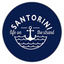 Santorini Life on the Strand : Gift Coaster Beach Travel Souvenir Greece - £3.94 GBP