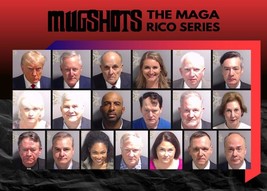 Donald Trump Georgia RICO Indictment Mugshot Trading Card Collection - £23.58 GBP