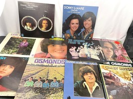 VTG Lot of 10 Osmond Brothers Marie Donny Osmond Vinyl Records LP Collection 70s - $26.99