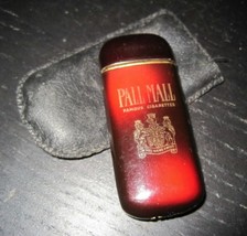 Pallmall Famous Cigarettes Flip Top Gas Butane Jet Lighter c/w Pouch - £7.98 GBP