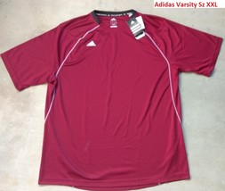 New Adidas All Sports VARSITY Maroon White Design Sz XXL - $25.00