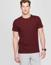 Men&#39;s Standard Fit Short Sleeve Cotton T-Shirt - Goodfellow Co Sz M SCAR... - £6.04 GBP