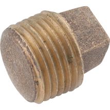ANDERSON METALS 738114-06 3/8&quot; Brass Solid Pipe Plug - $24.66 CAD