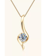 1 Carat Moissanite 925 Sterling Silver Necklace - $127.00