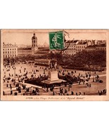 LYONS. The Place Bellecourt the Royal Hotel Postcard Used - £2.51 GBP