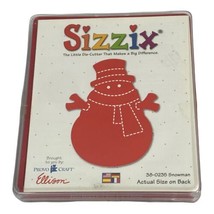 Sizzix Originals #38-0235 Red Snowman Provo Craft - $15.69