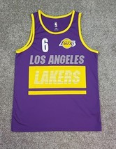 LeBron James Jersey Adult Med #6 LA Lakers Tank Top Basketball Men NBA - £14.14 GBP