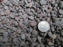 5 QTS. -  1/4-1/2&quot; Lava rock for  Bonsai Soil, Succulents, Cactus &amp; soil... - £5.56 GBP