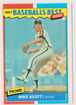 Mike Scott Houston Astros Pitcher 1987 Fleer Baseballs Best Card # 38 Near Mint - $1.56