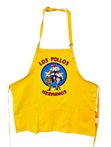 50 Fifty Breaking Bad Los Pollos Hermanos Yellow Birds Divided Pockets Apron - $12.95